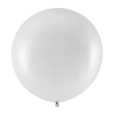 Jumbo balón stříbrný - 1 m 1 ks