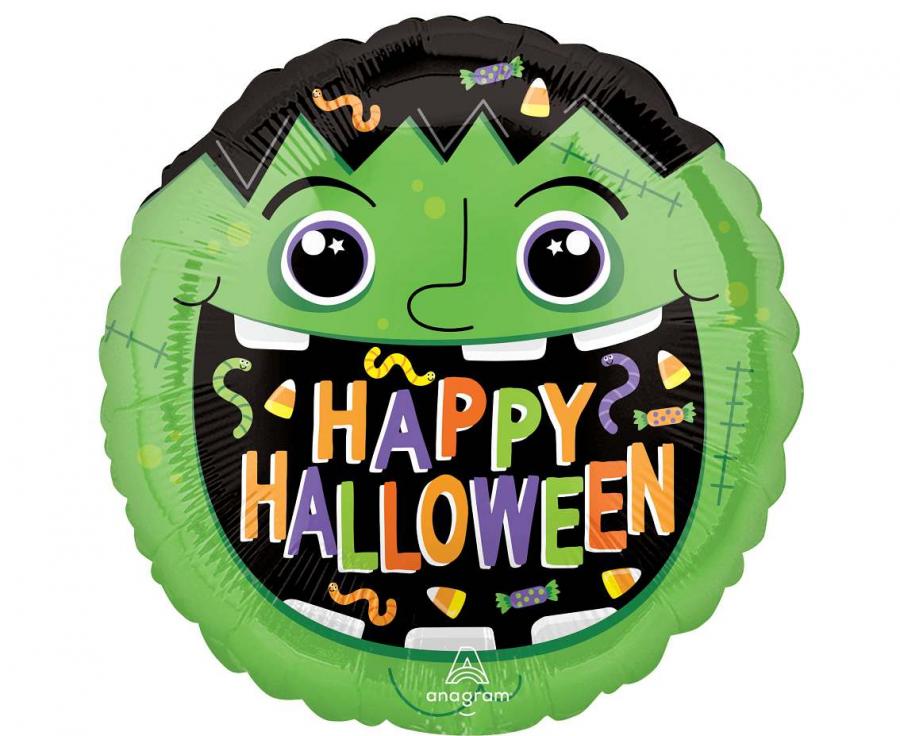 Balónek fóliový Haunted Manor Monster, 46 cm