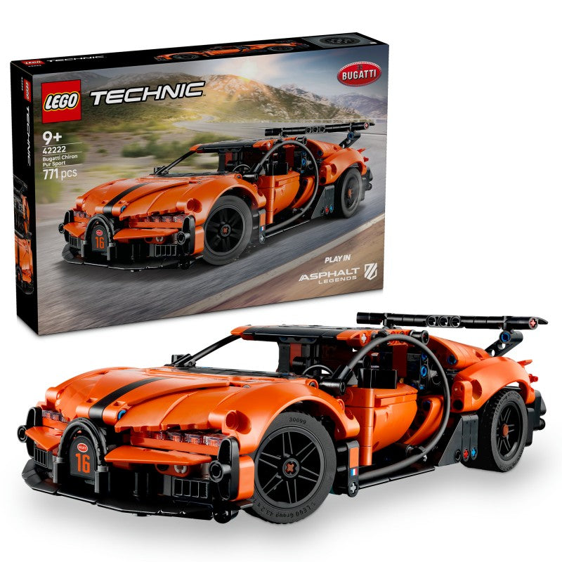 LEGO® 42222 Technic Hyperauto Bugatti Chiron Pur Sport