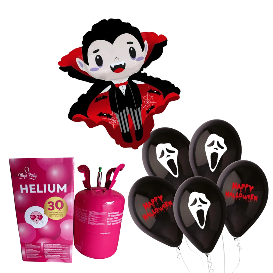 Helium a balonky Halloween Upír