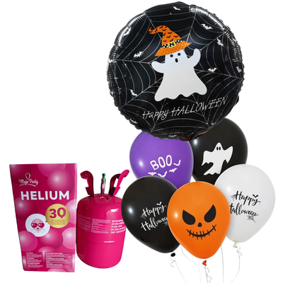 Helium s balonky Halloween Boo