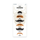 Black and brown fake mustaches, set of 6. – foto 1
