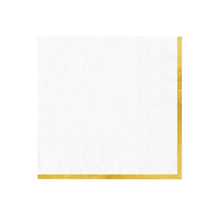 Ubrousky Classic Gold bílé 10 ks