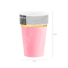 Zlato růžové  - Kelímky papírové - 220 ml 6 ks – foto 2