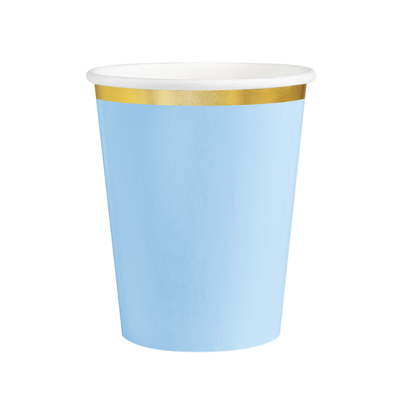 Zlato modré  - Kelímky papírové - 220 ml 6 ks