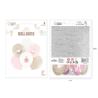 Pastel pink baby latex balloons, set of 6 – foto 5