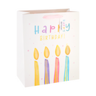 Dárkové tašky Happy Birthday bílé, velké – foto 3