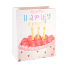 Dárkové tašky Happy Birthday bílé, velké – foto 4