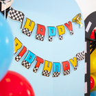 Happy Birthday -  Závodní auta -  Banner 220 x 17cm – foto 2