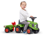 Odstrkovadlo traktor Claas zelené s volantem a valníkem – foto 4