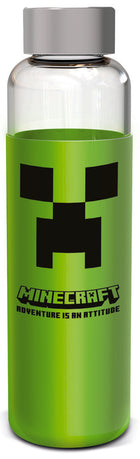 Skleněná láhev s návlekem 585 ml, Minecraft – foto 1