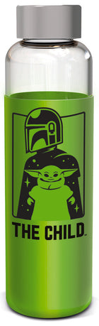 Skleněná láhev s návlekem 585 ml, Mandalorian – foto 1