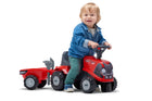 Odstrkovadlo - traktor Case IH Ride - on červený s volantem – foto 6