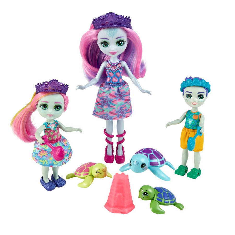 Enchantimals mořské království rodinka s doplňky