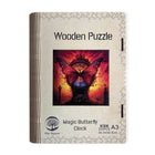 Wooden puzzle Magic Butterfly Clock A3 – foto 3