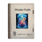 Wooden puzzle Jellyfish World A3 – foto 3