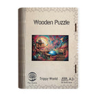 Wooden puzzle Trippy World A3 – foto 3