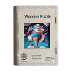 Wooden puzzle Ice Cream Explosion A3 – foto 3