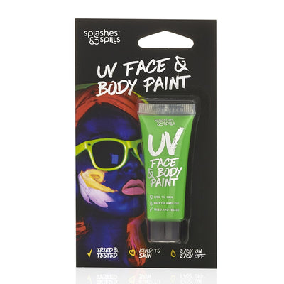 Barva na obličej a tělo UV v tubě
