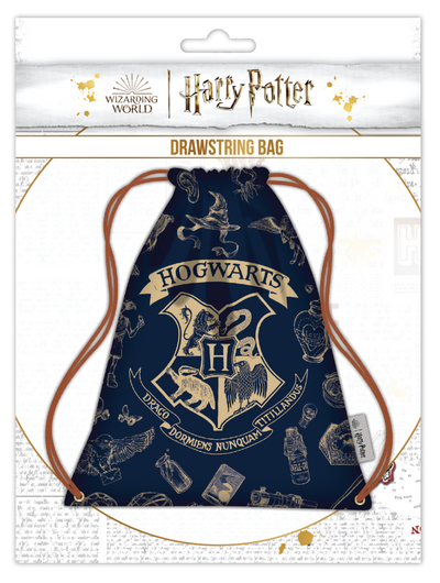 Harry Potter pytlík stahovací (Navy & Gold)