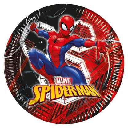 Talíře papírové Spiderman World of Web 23 cm 8 ks