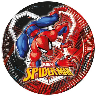 Talíře papírové Spiderman World of Web 20 cm 8 ks