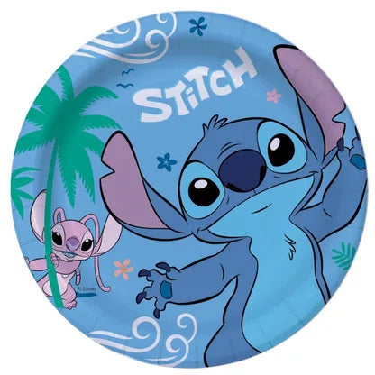 Talíře papírové Stitch & Angel 26 cm 6 ks