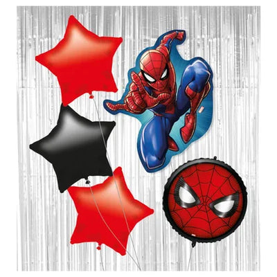 Kytice fóliových balónků Marvel supersize balónek + balónek 46 cm + 3 hvězdy + závěs do dveří