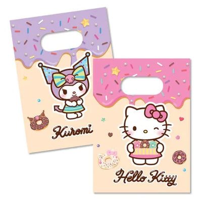 Taštičky papírové Hello Kitty & Kuromi 4 ks
