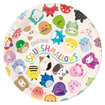 Talíře papírové Squishmallows 23 cm 8 ks