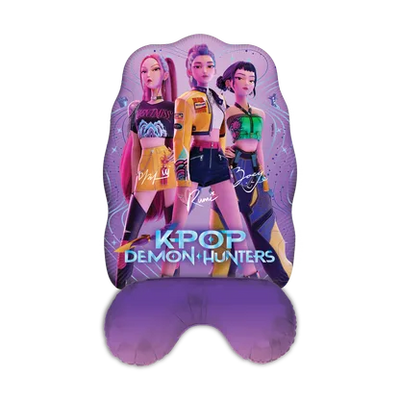 Balónek fóliový K-Pop Demon Hunters stojící supersize