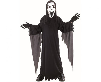 Kostým Démona dětský, overal a kapuce s maskou, vel. 120/130 cm