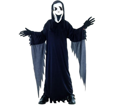 Kostým Démon dětský overal a kapuce s maskou, vel. 130/140 cm