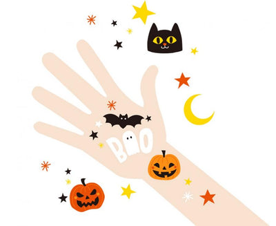 Tetování smývatelné Halloween, 12 × 7,5 cm, 5 archů