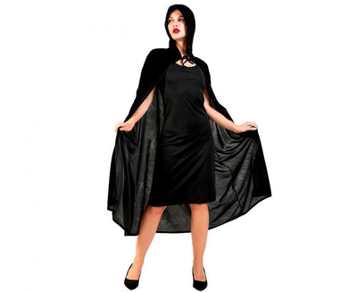 Set Halloween pro dospělé - šaty a plášť, univerzální velikost