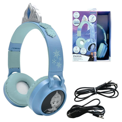 Lexibook 3D bezdrátová sluchátka Frozen se světelnými efekty a limitem hlasitosti