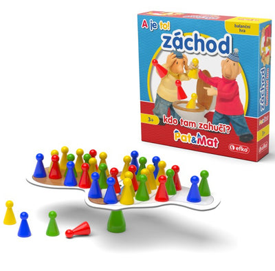Pat a Mat záchod - balanční rodinná hra