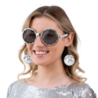 Stříbrné disco párty brýle – foto 1