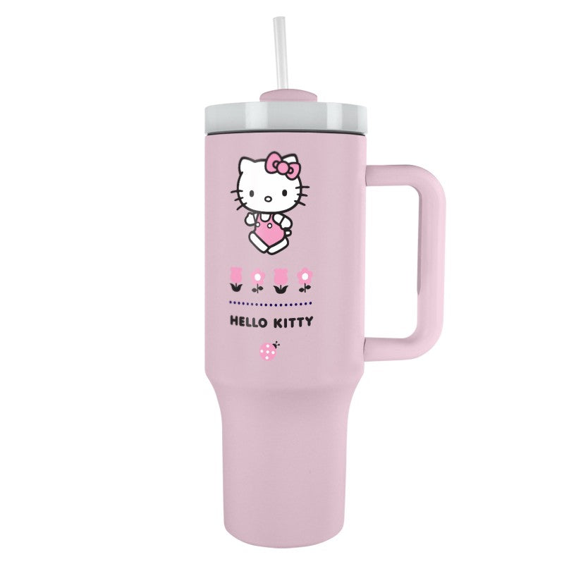 Hello Kitty cestovní hrnek s brčkem