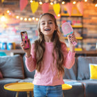 Lexibook svítící bezdrátový karaoke mikrofon Barbie – foto 2
