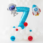 Astronaut foil balloon 60 x 84 cm – foto 2