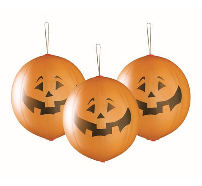 Balónky latexové Halloween s dýněmi 3 ks