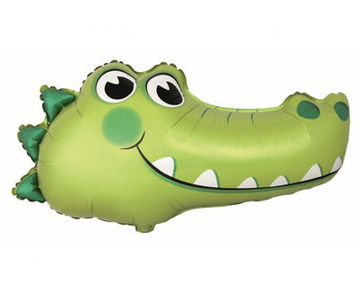 Balónek fóliový Krokodýl hlava, 60 cm