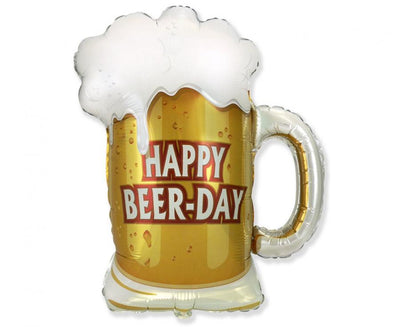 Balónek fóliový Půllitr Happy Beer Day, 60 cm