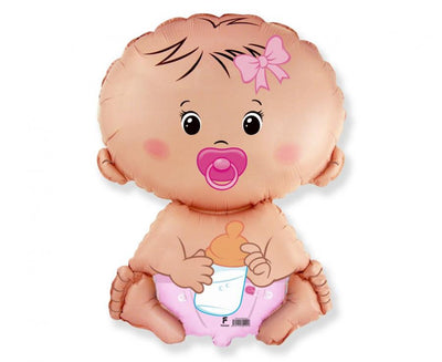 Balónek fóliový Baby Girl, 60 cm