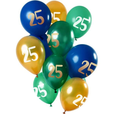 Balonky latexové 25 let 30cm 12ks