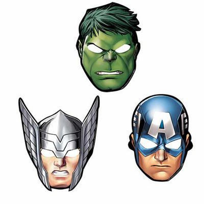 MASKY papírové Mighty Avengers 6ks
