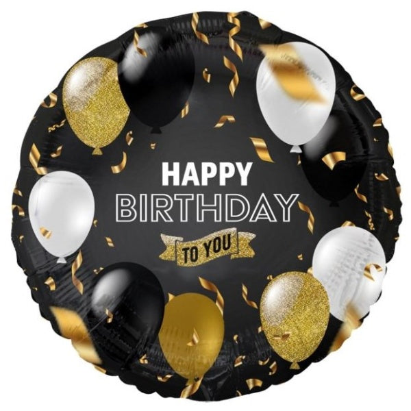 Balónek fóliový Happy Birthday to you 45 cm