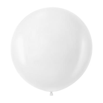 Jumbo balón bílý -  1 m 1 ks