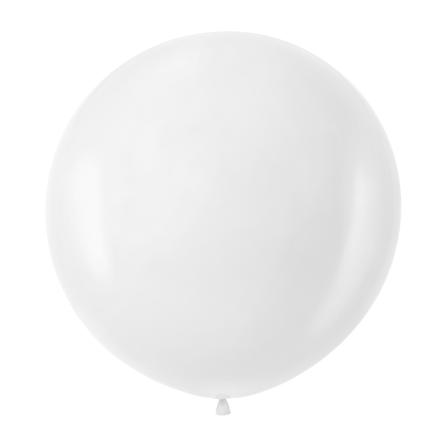 Jumbo balón bílý -  1 m 1 ks